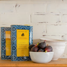 Load image into Gallery viewer, Organic Extra Virgin Olive Oil with a bowl of figs